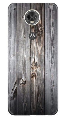 Wooden Look Mobile Back Case for Moto E5 Plus  (Design - 114)
