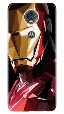 Iron Man Superhero Mobile Back Case for Moto E5 Plus  (Design - 122)