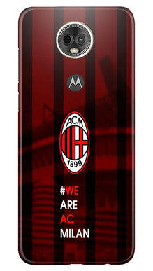 AC Milan Mobile Back Case for Moto E5 Plus  (Design - 155)