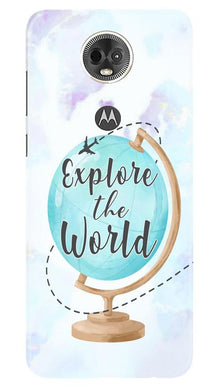 Explore the World Mobile Back Case for Moto E5 Plus (Design - 207)