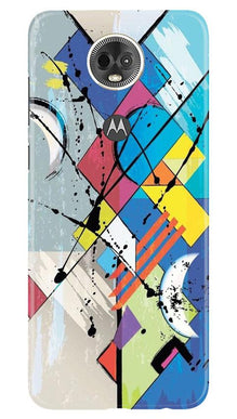 Modern Art Mobile Back Case for Moto E5 Plus (Design - 235)