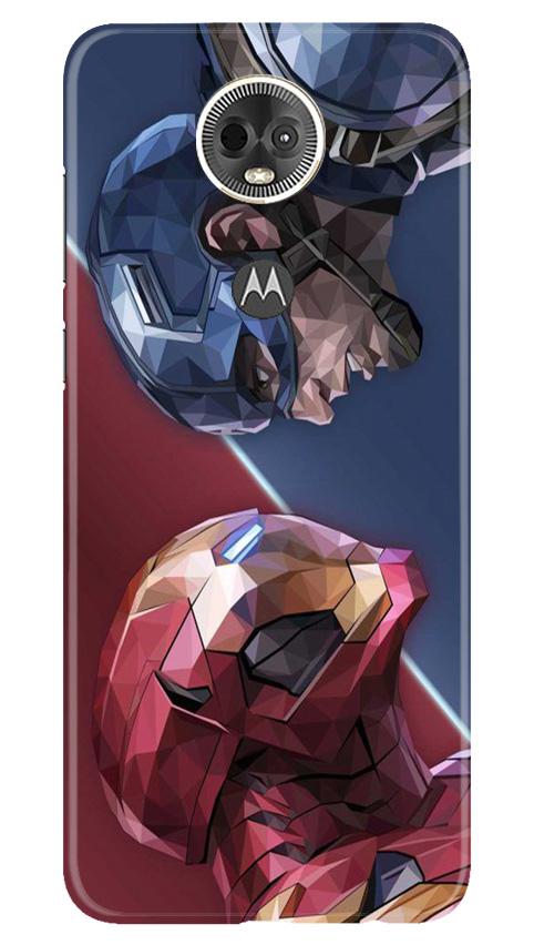 Ironman Captain America Case for Moto E5 Plus (Design No. 245)