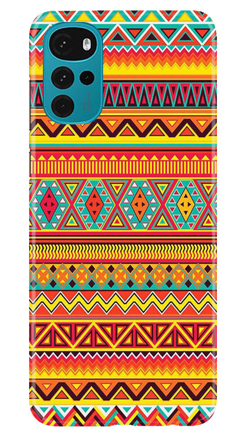 Zigzag line pattern Case for Moto G22