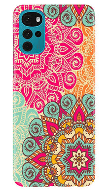 Rangoli art Mobile Back Case for Moto G22 (Design - 6)