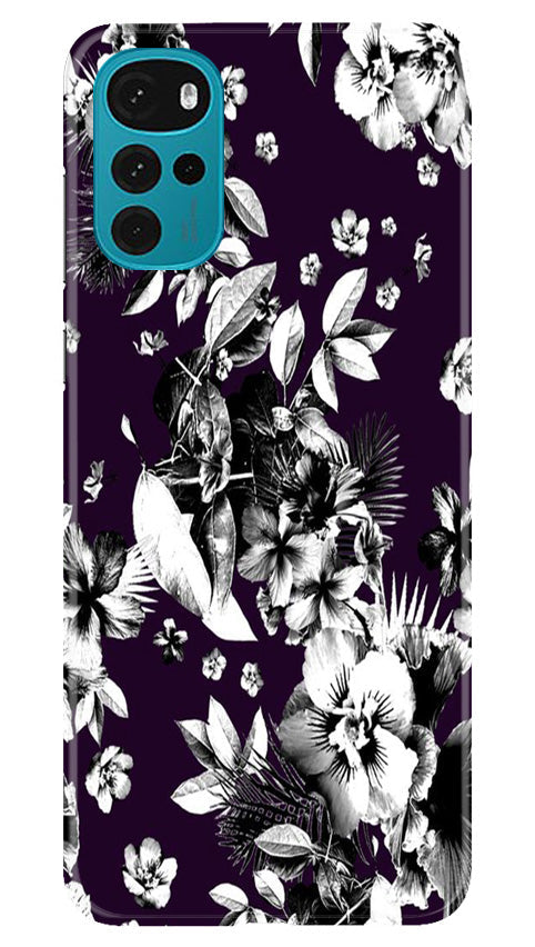 white flowers Case for Moto G22