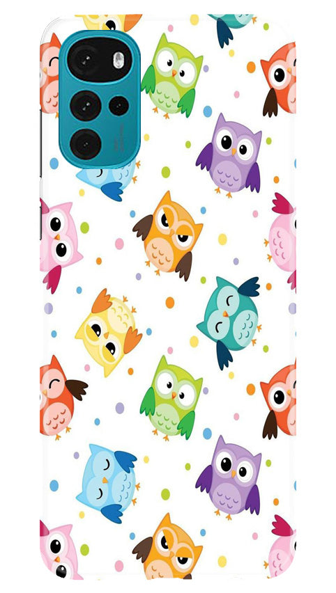 Owl Baground Pattern shore Case for Moto G22