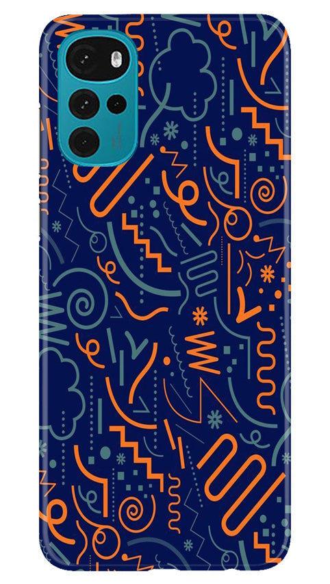 Line Art Baground Case for Moto G22