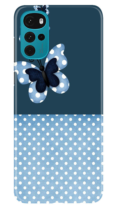 White dots Butterfly Case for Moto G22