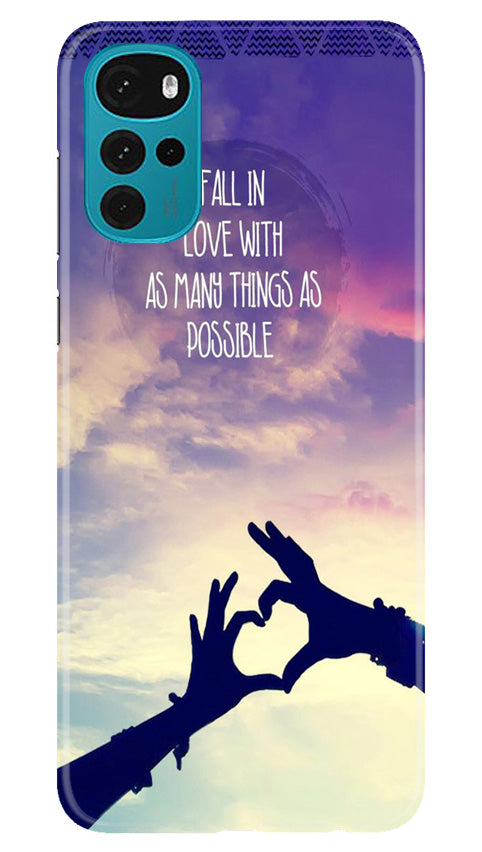 Fall in love Case for Moto G22