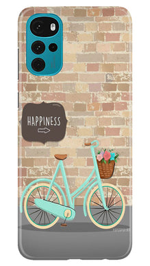 Happiness Mobile Back Case for Moto G22 (Design - 53)