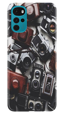 Cameras Mobile Back Case for Moto G22 (Design - 57)