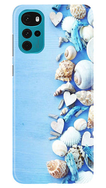 Sea Shells2 Mobile Back Case for Moto G22 (Design - 64)