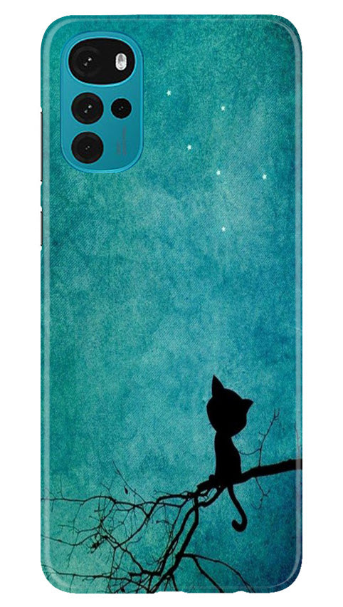 Moon cat Case for Moto G22