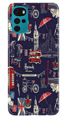 Love London Mobile Back Case for Moto G22 (Design - 75)