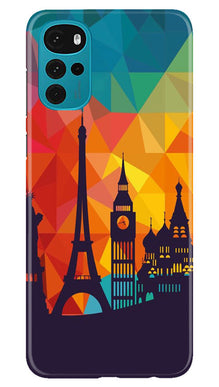 Eiffel Tower2 Mobile Back Case for Moto G22 (Design - 91)