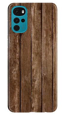 Wooden Look Mobile Back Case for Moto G22  (Design - 112)