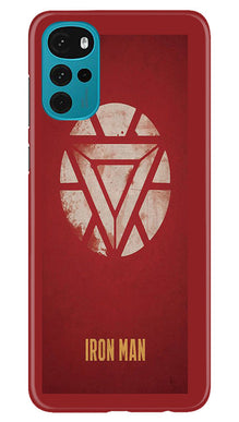 Iron Man Superhero Mobile Back Case for Moto G22  (Design - 115)