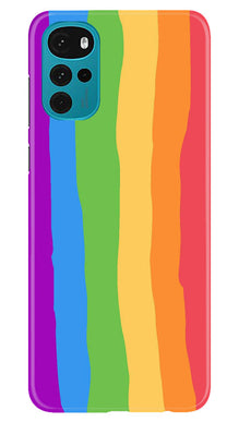 Multi Color Baground Mobile Back Case for Moto G22  (Design - 139)