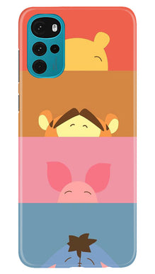 Cartoon Mobile Back Case for Moto G22 (Design - 152)