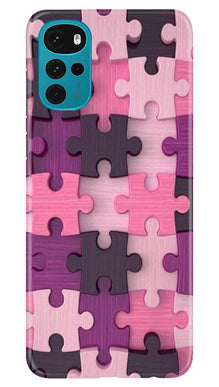 Puzzle Mobile Back Case for Moto G22 (Design - 168)