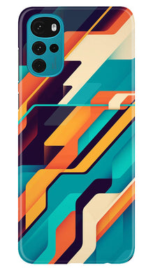 Modern Art Mobile Back Case for Moto G22 (Design - 201)