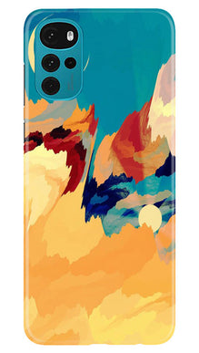 Modern Art Mobile Back Case for Moto G22 (Design - 204)