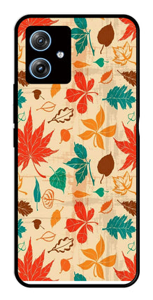 Leafs Design Metal Mobile Case for Moto G54 5G