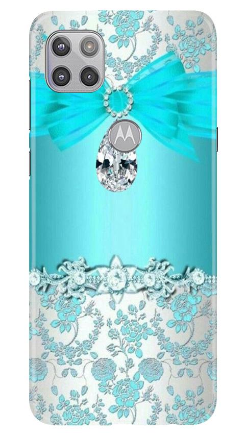 Shinny Blue Background Case for Moto G 5G