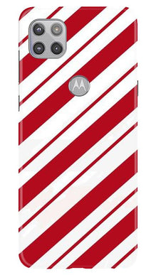 Red White Mobile Back Case for Moto G 5G (Design - 44)