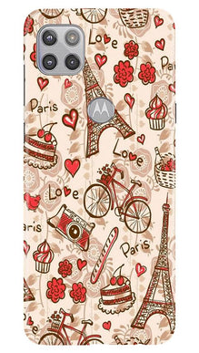 Love Paris Mobile Back Case for Moto G 5G  (Design - 103)