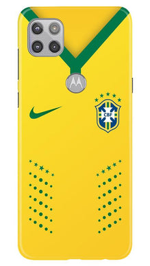 Brazil Mobile Back Case for Moto G 5G  (Design - 176)