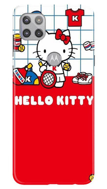 Hello Kitty Mobile Back Case for Moto G 5G (Design - 363)