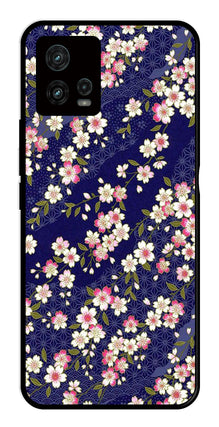 Flower Design Metal Mobile Case for Moto Edge 30 Fusion 5G