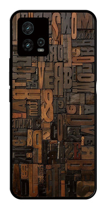 Alphabets Metal Mobile Case for Moto Edge 30 Ultra 5G