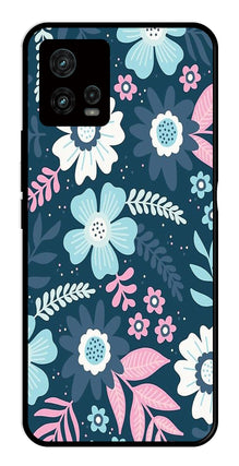 Flower Leaves Design Metal Mobile Case for Moto Edge 30 Ultra 5G