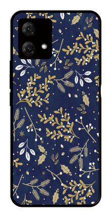 Floral Pattern  Metal Mobile Case for Moto G84 5G