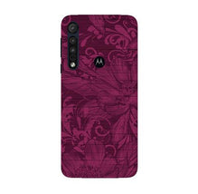 Purple Backround Mobile Back Case for Moto G8 Plus (Design - 22)