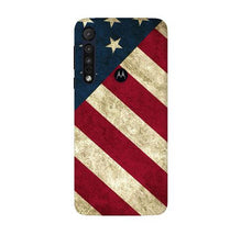 America Mobile Back Case for Moto G8 Plus (Design - 79)