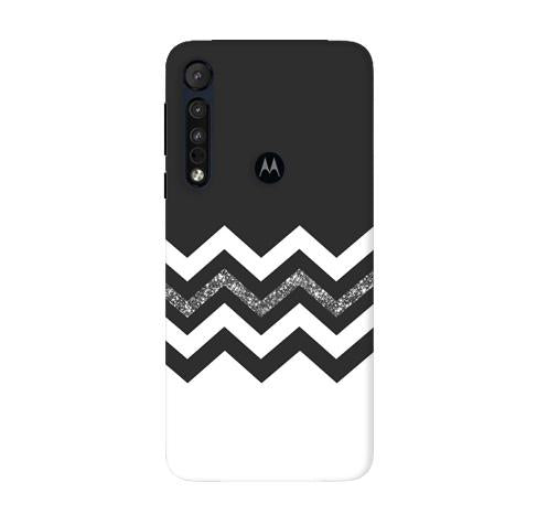 Black white Pattern2Case for Moto G8 Plus