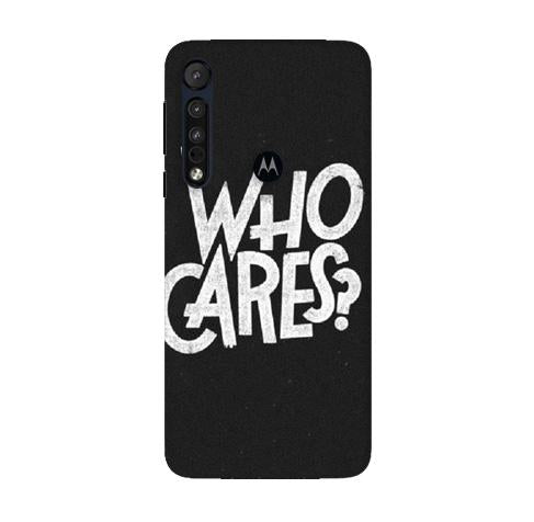 Who Cares Case for Moto G8 Plus