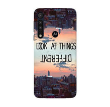 Look at things different Mobile Back Case for Moto G8 Plus (Design - 99)