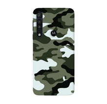 Army Camouflage Mobile Back Case for Moto G8 Plus  (Design - 108)