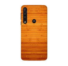 Wooden Look Mobile Back Case for Moto G8 Plus  (Design - 111)