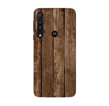 Wooden Look Mobile Back Case for Moto G8 Plus  (Design - 112)