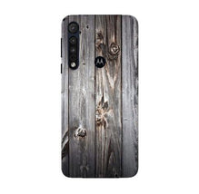 Wooden Look Mobile Back Case for Moto G8 Plus  (Design - 114)