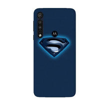 Superman Superhero Mobile Back Case for Moto G8 Plus  (Design - 117)