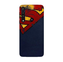 Superman Superhero Mobile Back Case for Moto G8 Plus  (Design - 125)