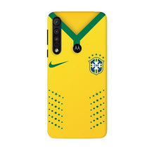 Brazil Mobile Back Case for Moto G8 Plus  (Design - 176)