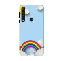 Rainbow Mobile Back Case for Moto G8 Plus (Design - 225)