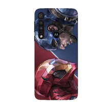 Ironman Captain America Mobile Back Case for Moto G8 Plus (Design - 245)